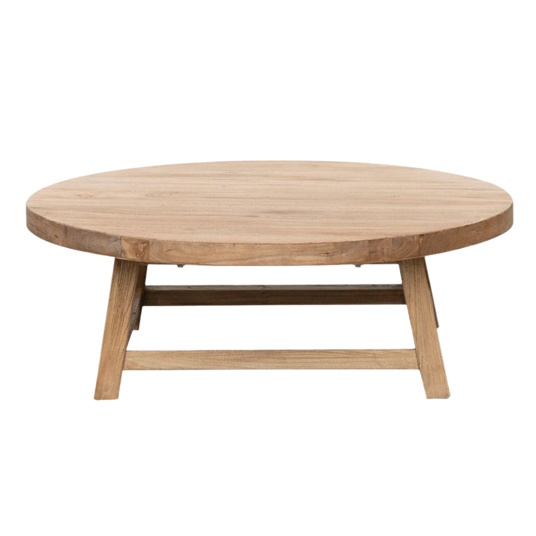 NATURAL ELM COFFEE TABLE