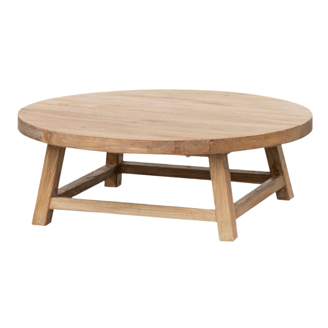 NATURAL ELM COFFEE TABLE