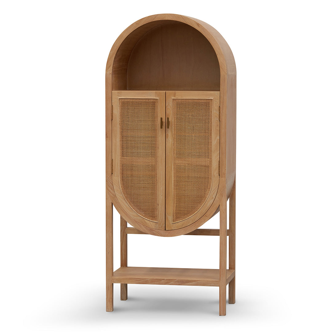 CDT8138 NI 65.5CM RATTAN DOOR CABINET NATURAL