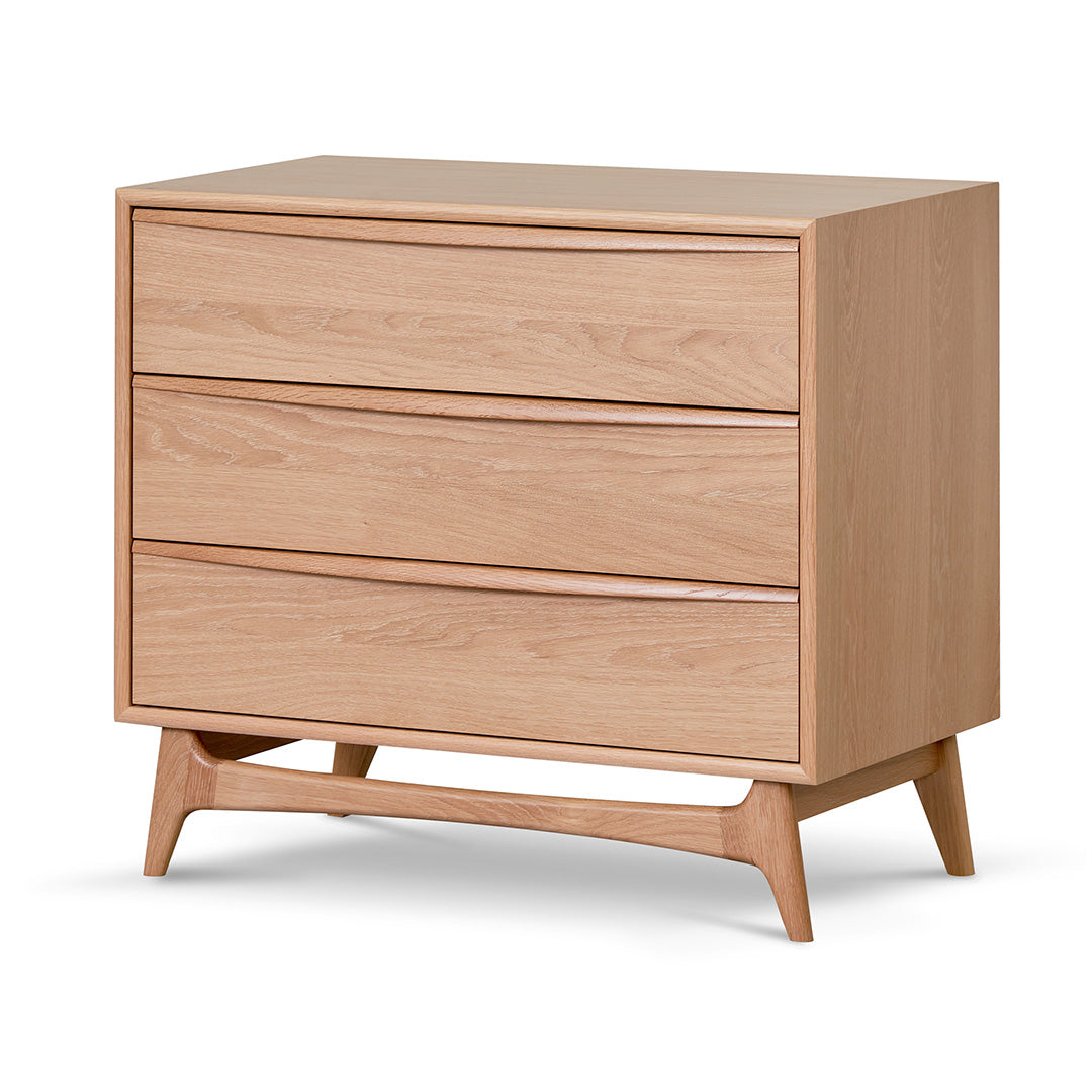 CDT8391 VN 3 DRAWER CHEST NATURAL OAK
