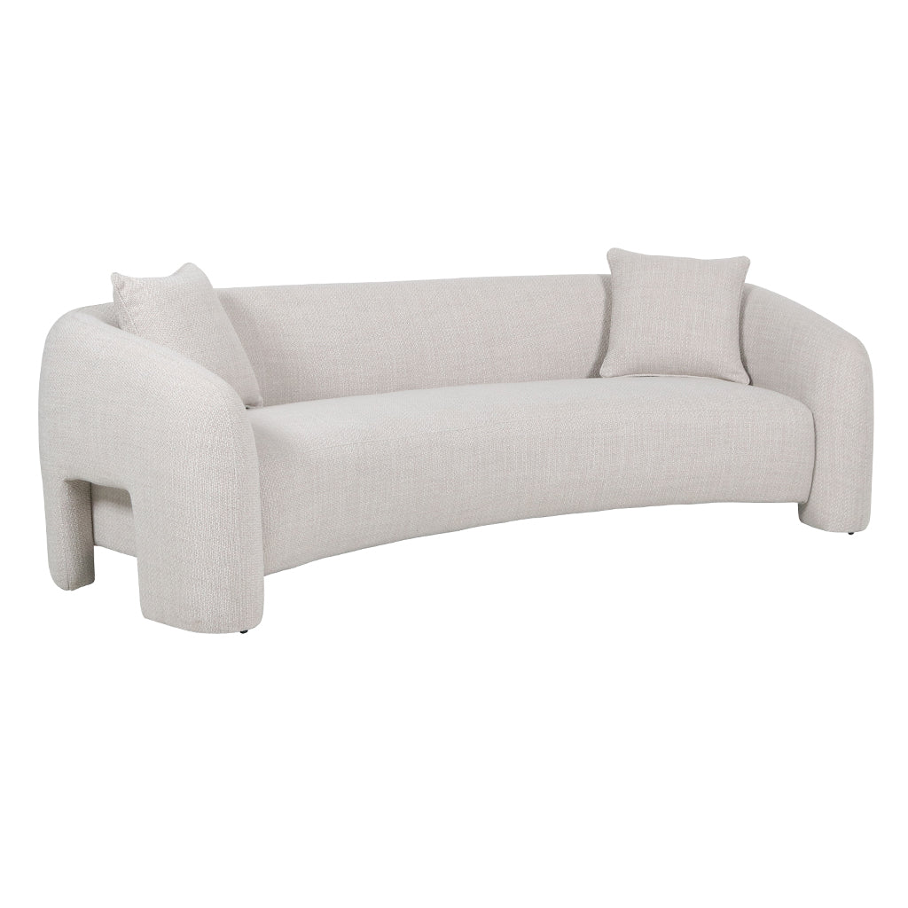 CLC10001 OLS 3 SEATER SOFA BEIGE LINEN
