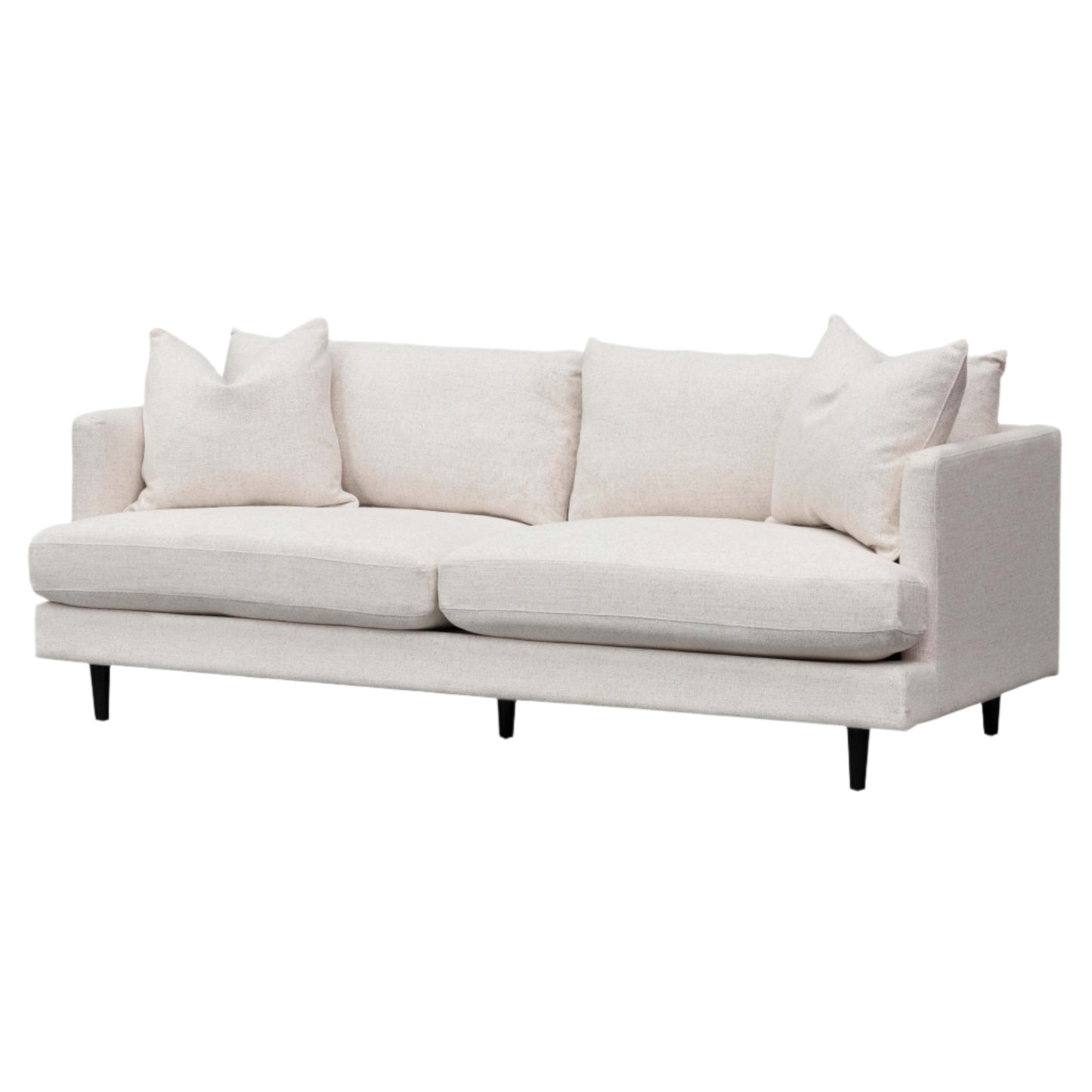 SILVER RUST 3 SEATER SOFA