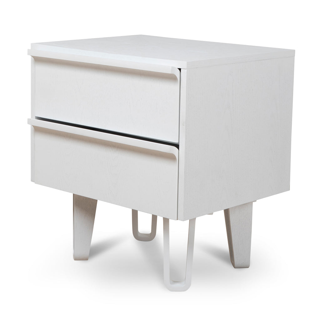 CST8685 DR BEDSIDE TABLE FULL WHITE
