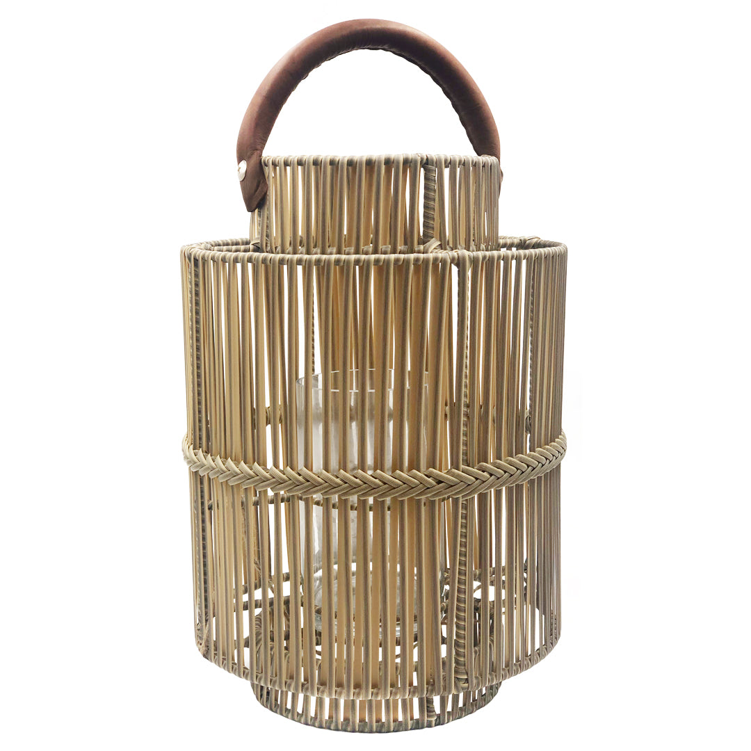 PAVILLION RHODES OUTDOOR LANTERN MEDIUM CLAY