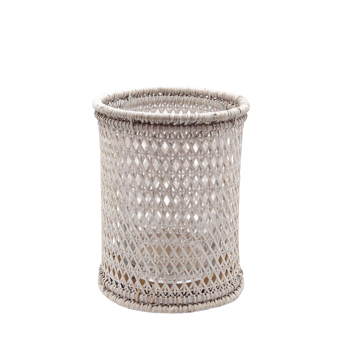 PAVILLION VOUS LANTERN WHITE WASH SMALL