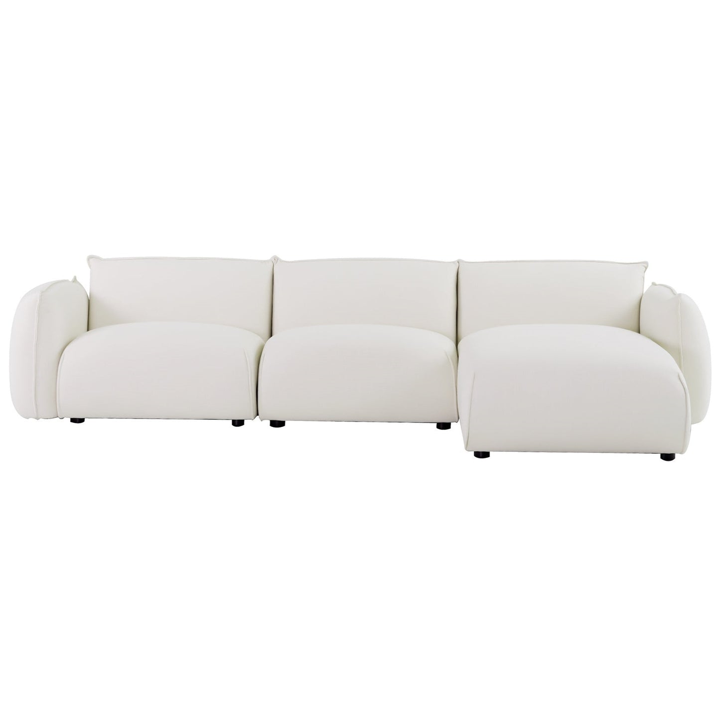 BEIGE 3 SEATER SOFA