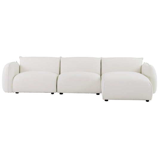 BEIGE 3 SEATER SOFA