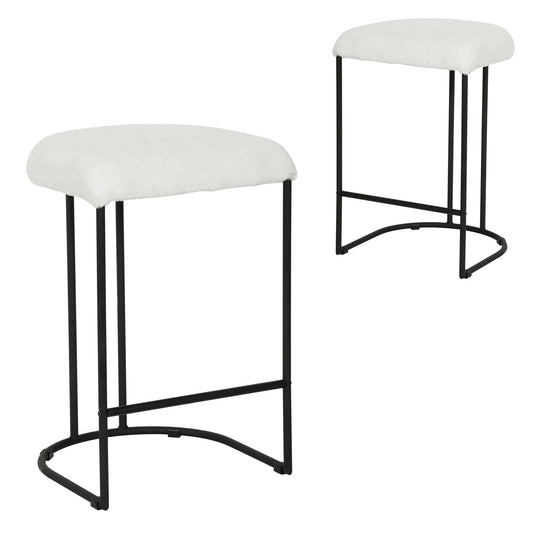 CBS8210 FH 65CM BAR STOOL CLOUD FUR (SET OF 2)