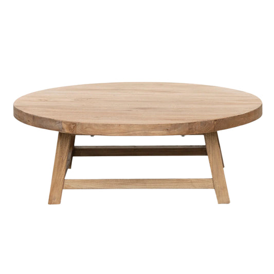 NATURAL ELM COFFEE TABLE