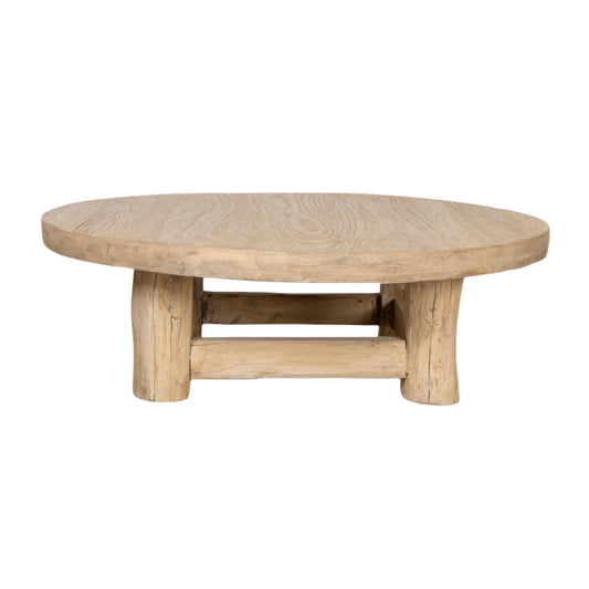 NATURAL ELM COFFEE TABLE