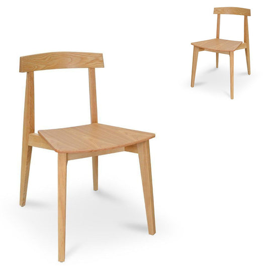 CDC810 DR DINING CHAIR NATURAL (SET OF 2)
