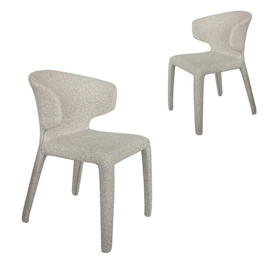 CDC8600 FHX2 DINING CHAIR CLAY GREY (SET OF 2)