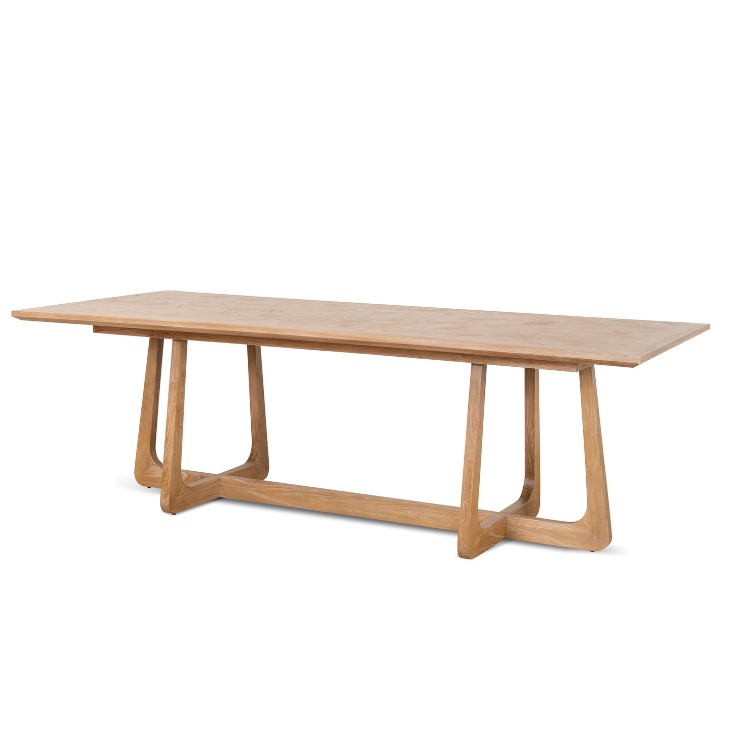 CDT10115 NI 2.4M OAK DINING TABLE NATURAL