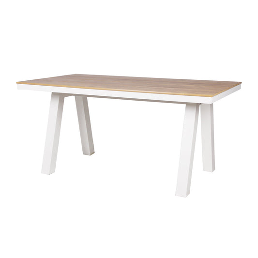 CDT10304 ID 1.8M SAND WHITE OUTDOOR DINING TABLE NATURAL