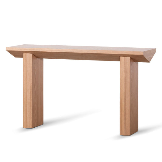 CDT6717 CN 1.4M OAK CONSOLE TABLE NATURAL