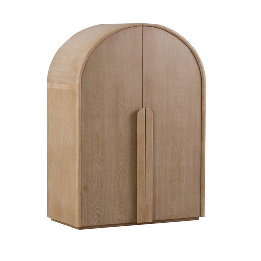 CDT8282 NI ASH CURVE CABINET NATURAL