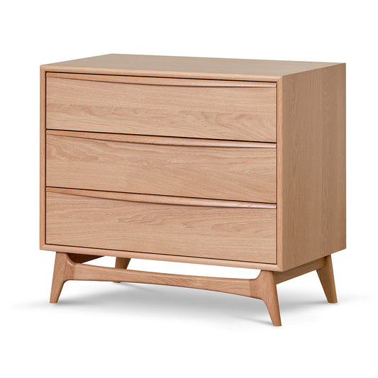 CDT8391 VN 3 DRAWER CHEST NATURAL OAK