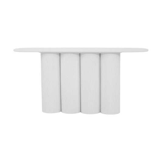 CDT8629 DW 1.7M CONSOLE TABLE FULL WHITE
