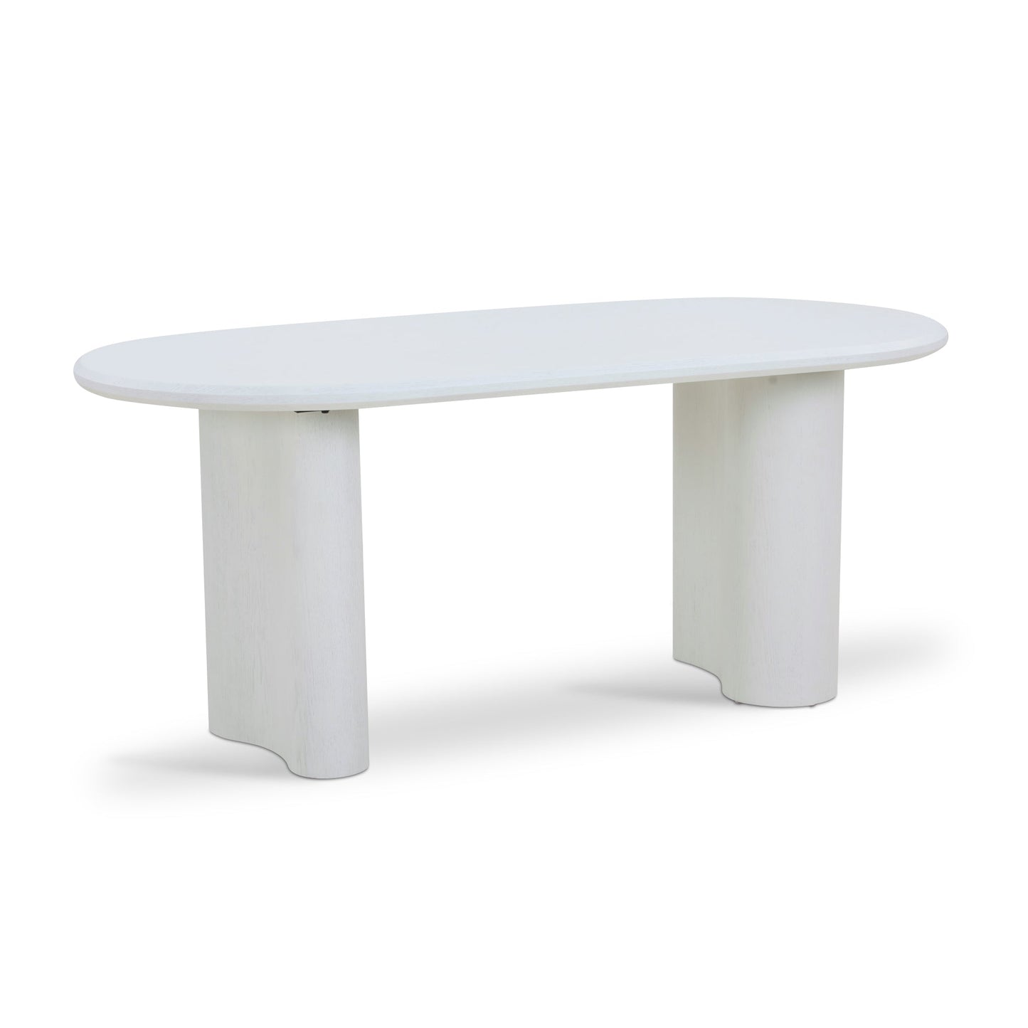 CDT8932 DW 1.8M OVAL DINING TABLE WHITE