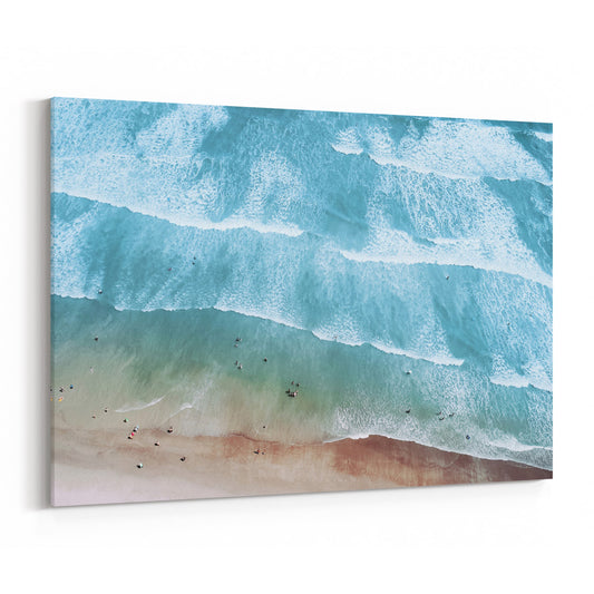 AERIAL SUMMER SEA & WAVES
