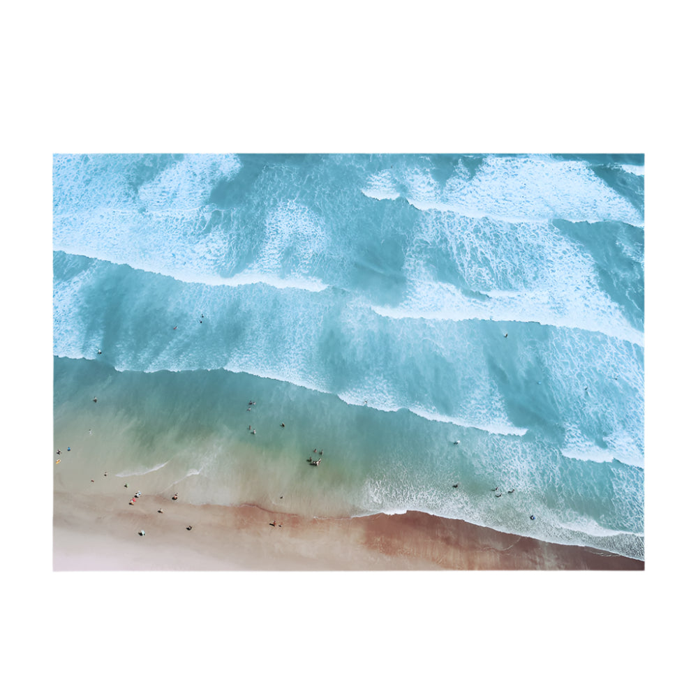AERIAL SUMMER SEA & WAVES