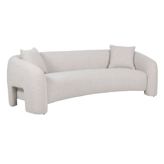 CLC10001 OLS 3 SEATER SOFA BEIGE LINEN