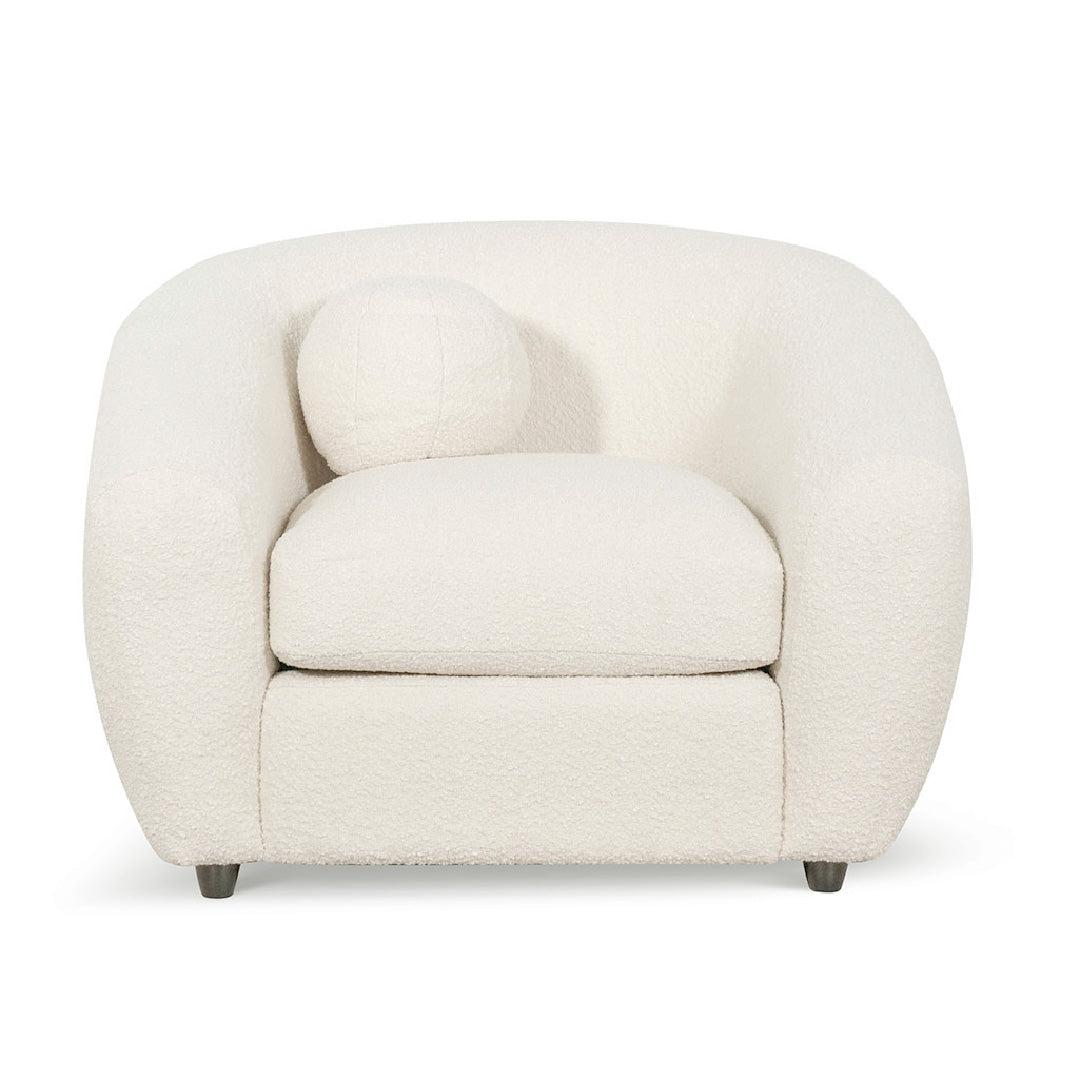 IVORY WHITE ARMCHAIR