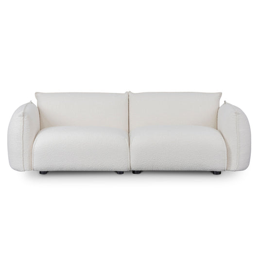 WHITE WASH 3 SEATER SOFA