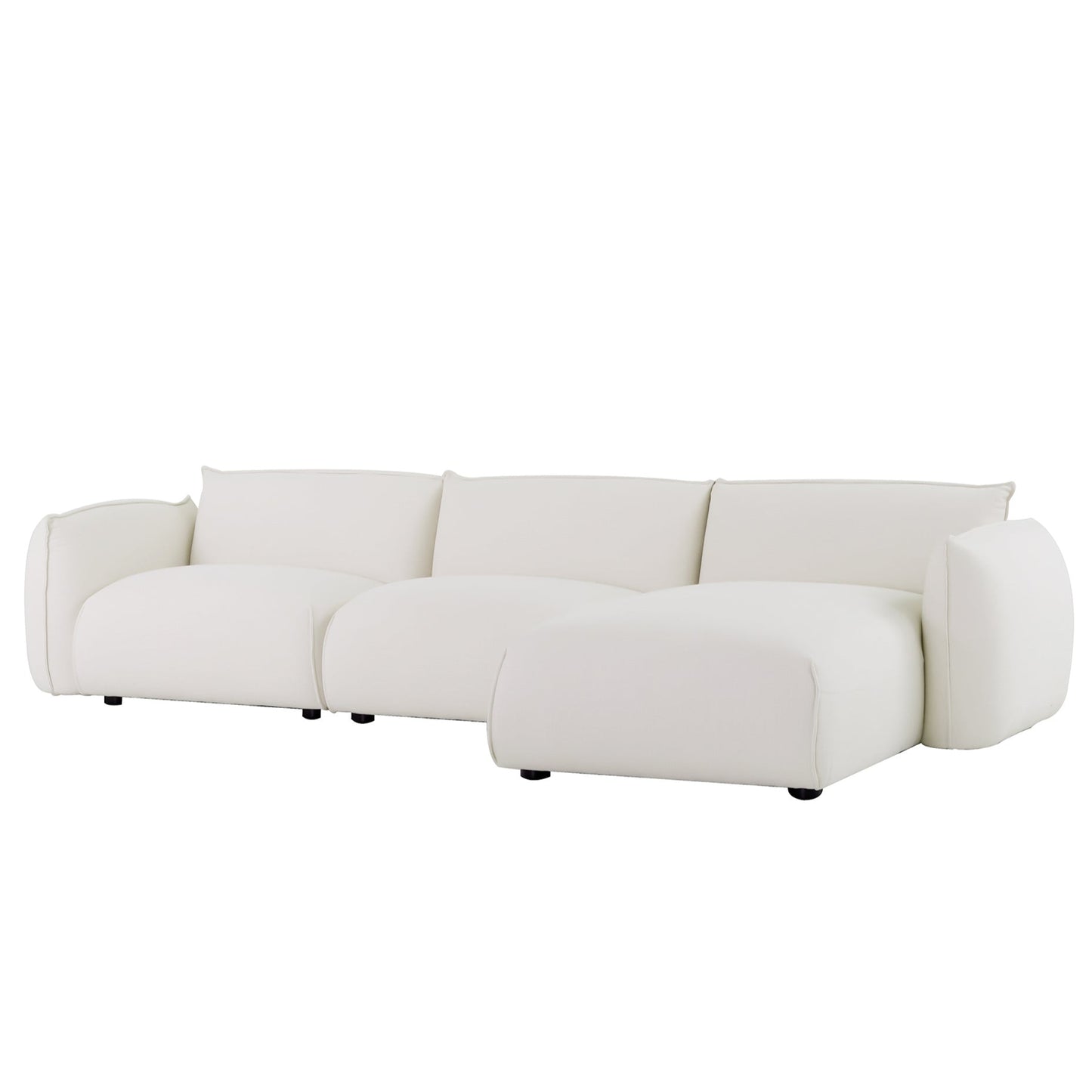 BEIGE 3 SEATER SOFA