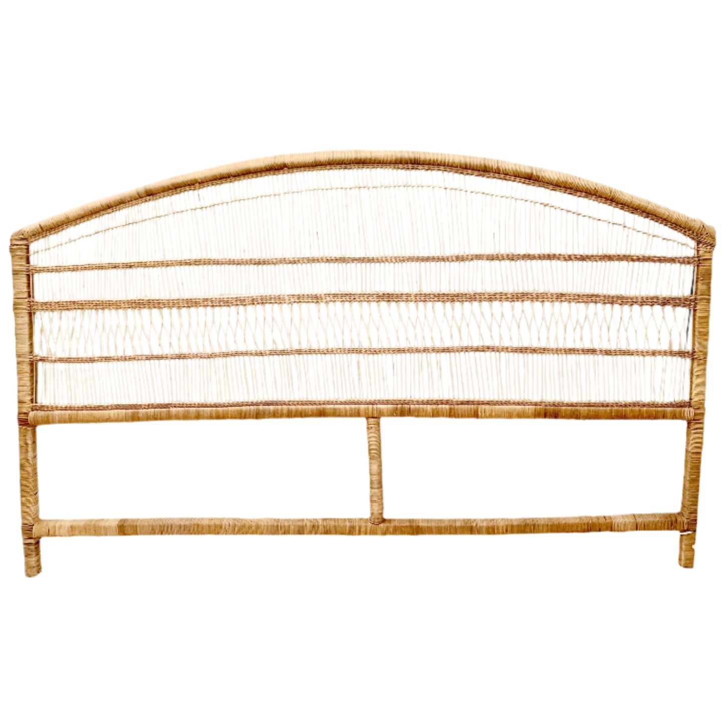 NYANJA OPEN WEAVE CANE KING BED HEAD