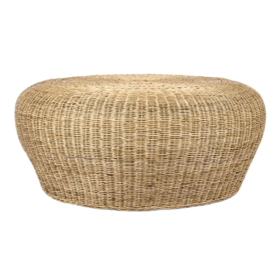 LONG ISLAND RATTAN COFFEE TABLE