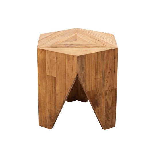 CST10256 IG ELM SIDE TABLE NATURAL