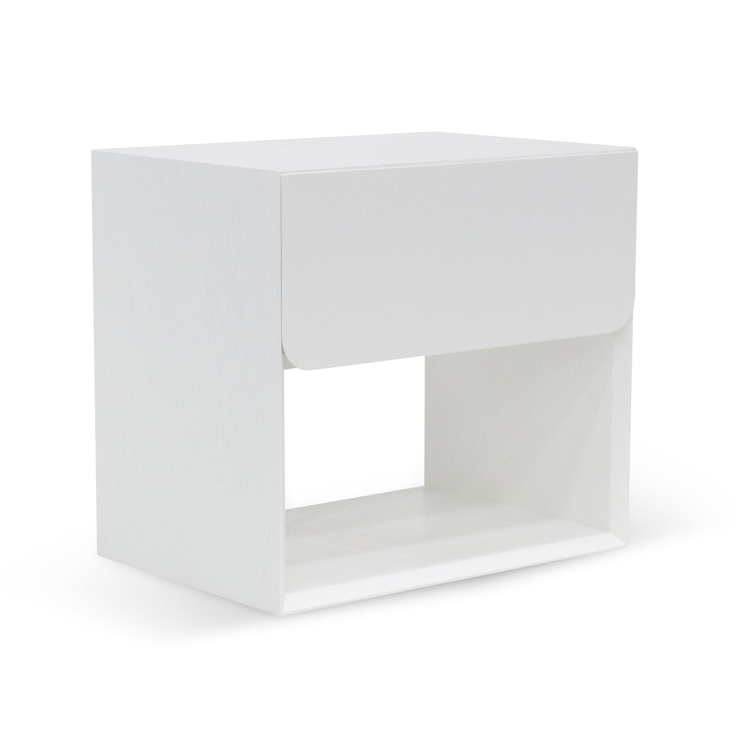 CST6911 CN OAK BEDSIDE TABLE WHITE