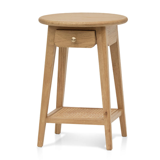 CST8136 NI ROUND SIDE TABLE NATURAL