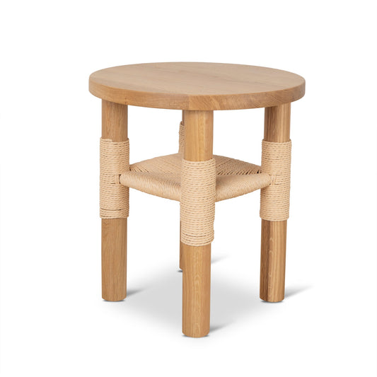 CST8870 OW 42CM ROUND SIDE TABLE NATURAL