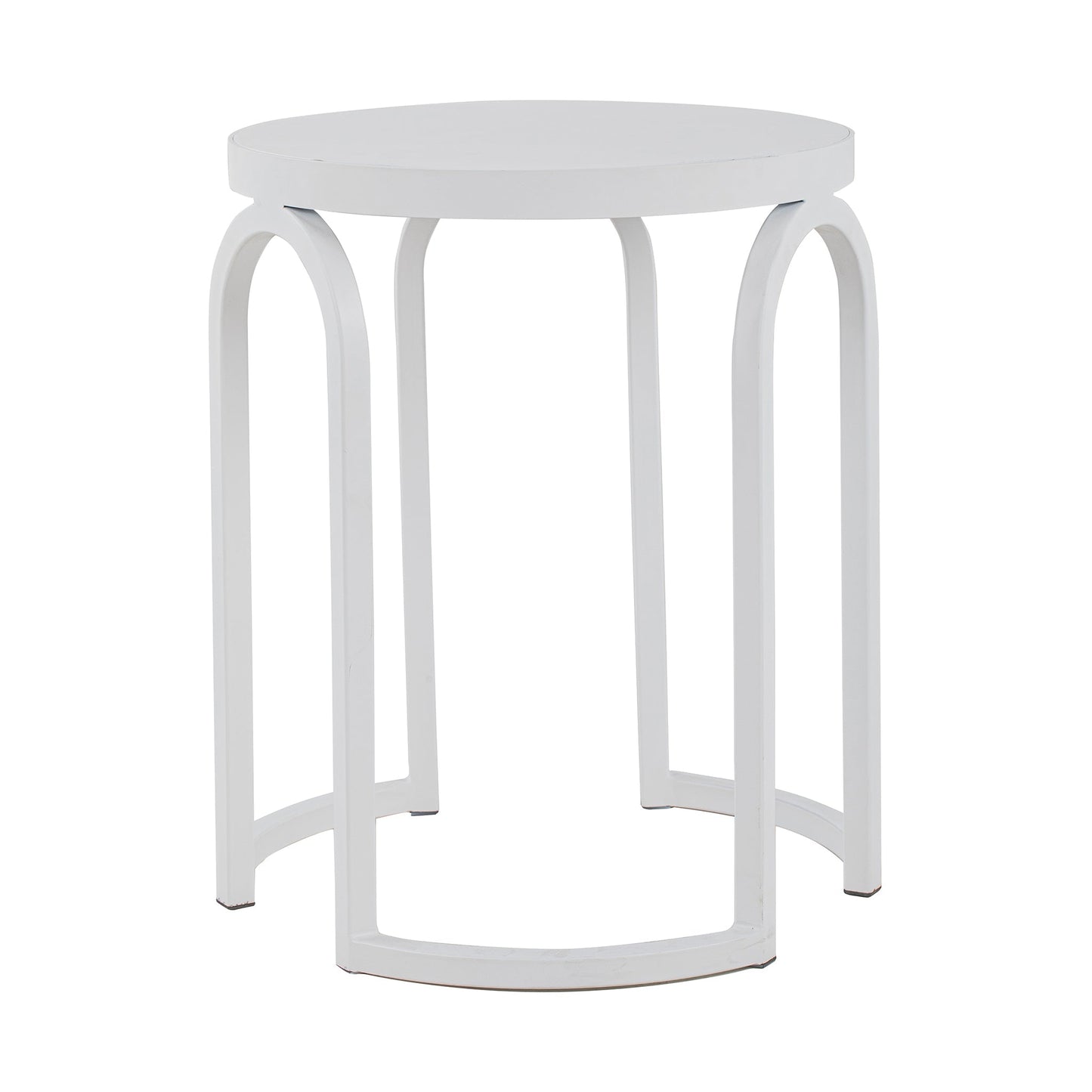 CST8957 NI OAK SIDE TABLE FULL WHITE