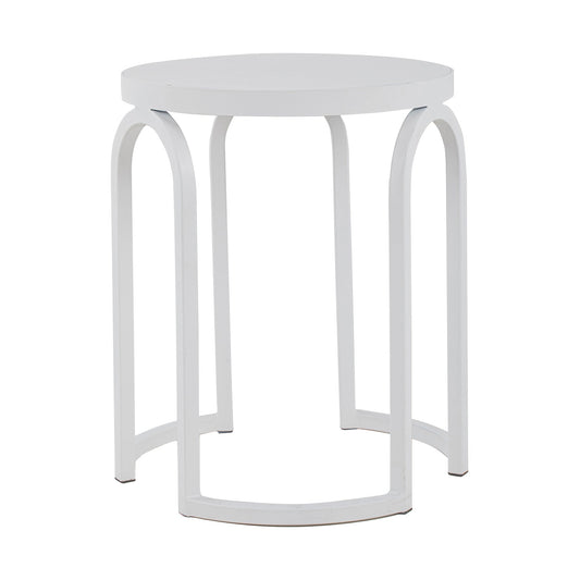 CST8957 NI OAK SIDE TABLE FULL WHITE