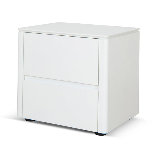 CST8974 CN BEDSIDE TABLE WHITE OAK VENEER