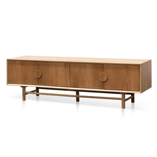 CTV6620 OW 1.8M WOODEN TV ENTERTAINMENT UNIT NATURAL