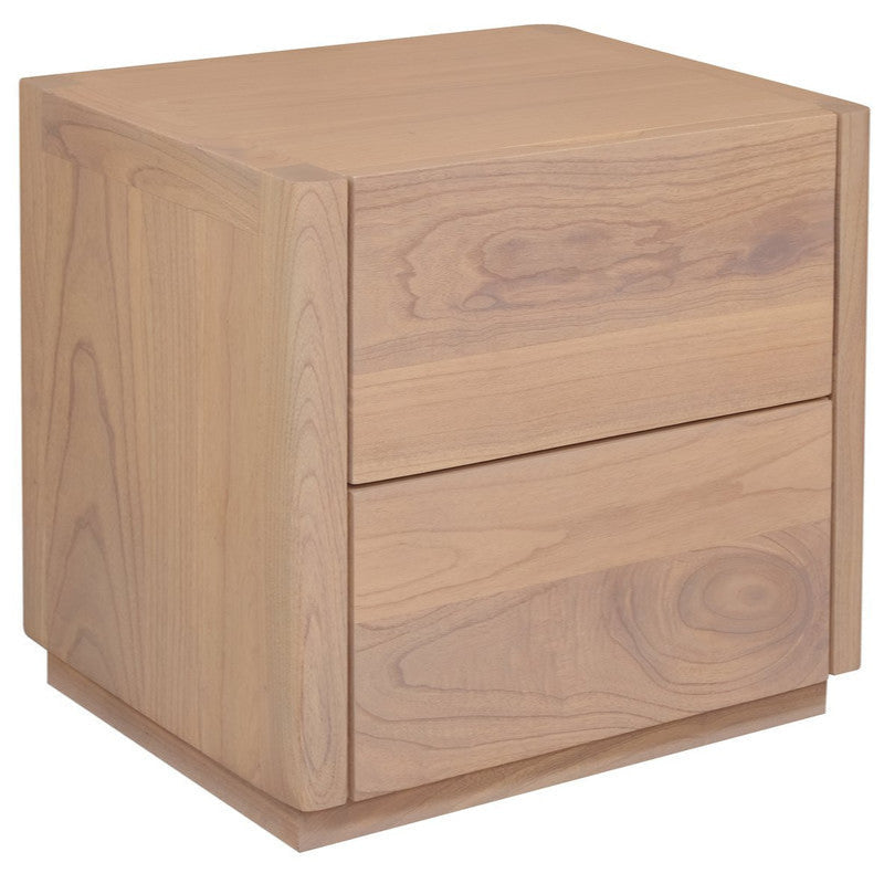 GATSBY 2-DRAWER BEDSIDE TABLE (NATURAL)