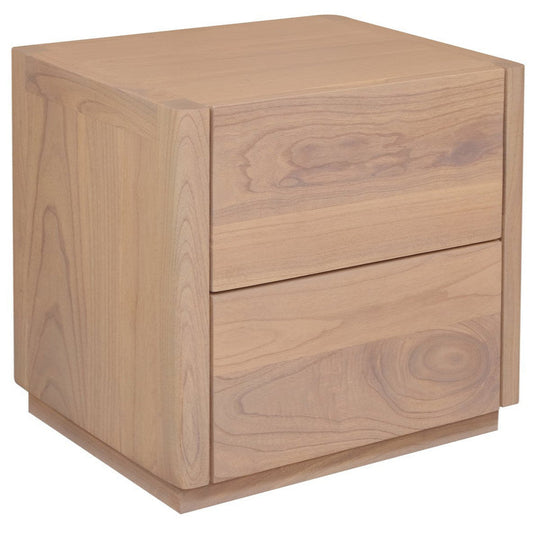 GATSBY 2-DRAWER BEDSIDE TABLE (NATURAL)