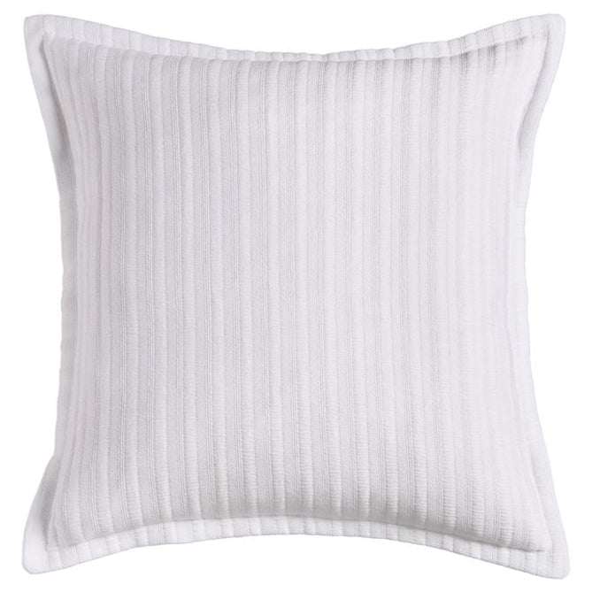 BIANCA EVORA WHITE SQUARE FILLED CUSHION