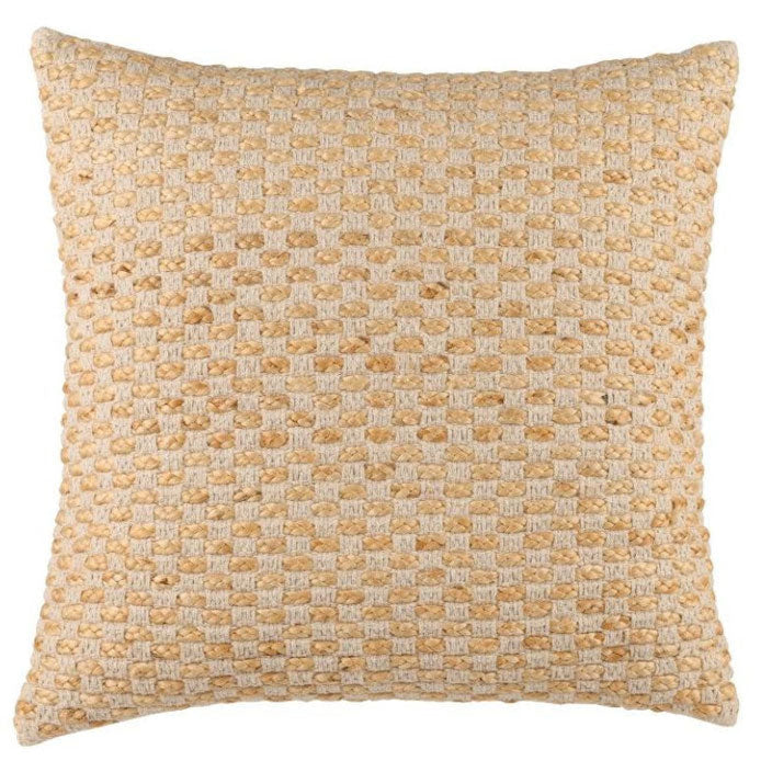 ACCESSORIZE TAMI COTTON/JUTE SQUARE FILLED CUSHION 45CM X 45CM