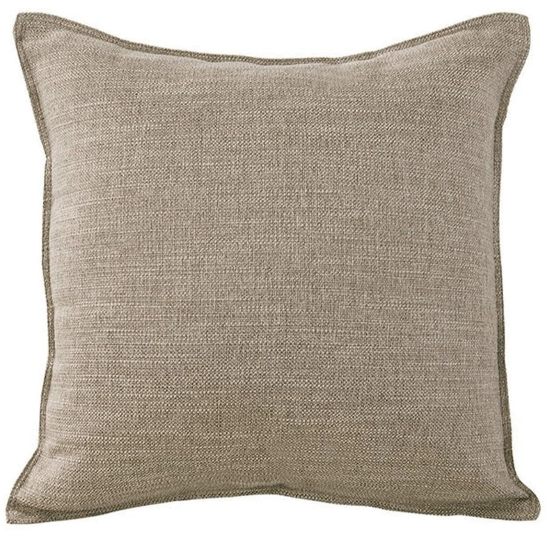 JASON LINEN LOOK SQUARE FILLED CUSHION 44 X 44 + 1 CM SAND