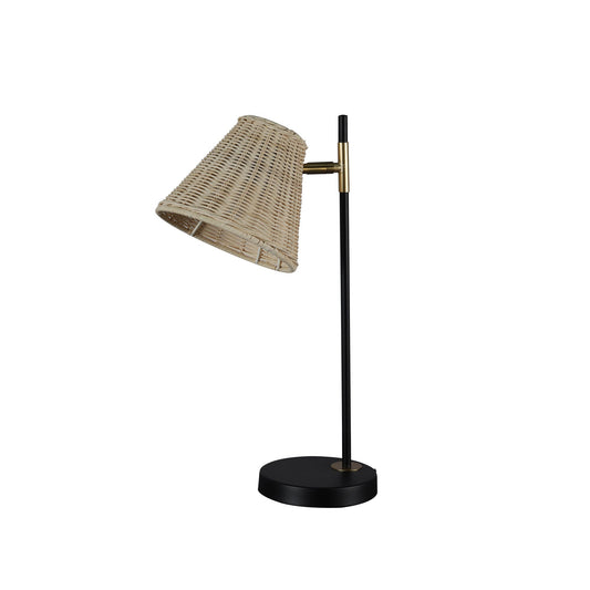 YVETTE RATTAN TABLE LAMP