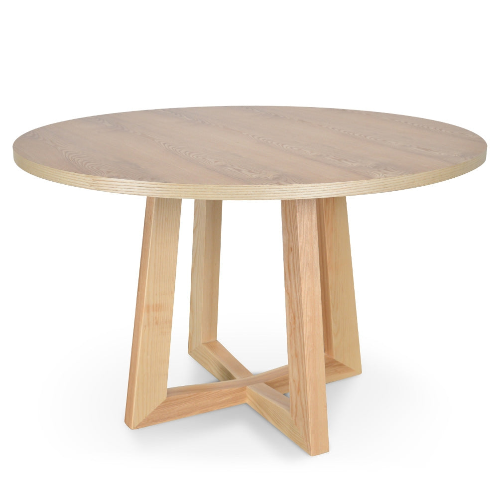 CDT588 SD 1.2M ROUND DINING TABLE NATURAL