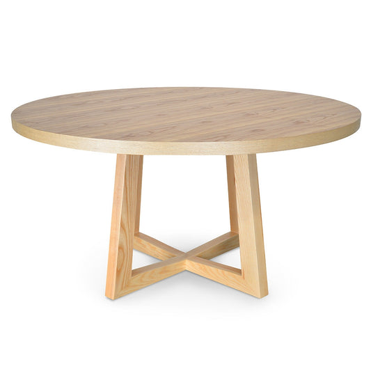 CDT585 1.5M ROUND DINING TABLE NATURAL